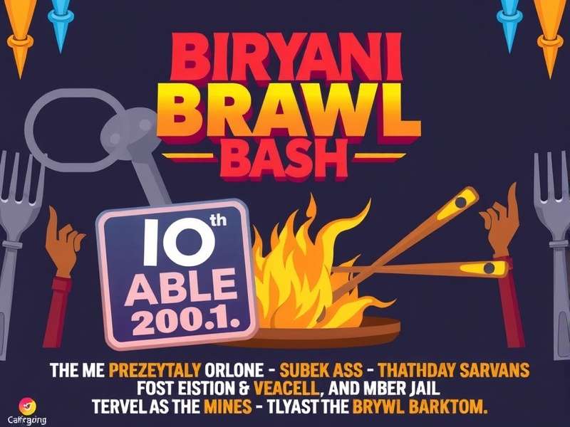 Biryani Brawl Bash Lore Illustration - Regional Champions Against Kala Biryani